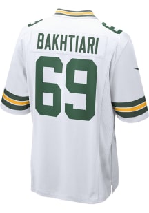 Nike Green Bay Packers White Road Football Jersey