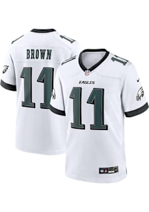 AJ Brown  Nike Philadelphia Eagles White Road Game Football Jersey
