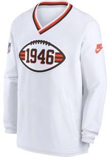 Nike Cleveland Browns Mens White Repel Pullover Jackets