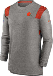 Nike Cleveland Browns Charcoal Dri-FIT Player Long Sleeve T-Shirt