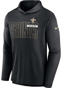 Nike New Orleans Saints Mens Black Dri-Fit Lightweight Hood