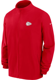 Nike Kansas City Chiefs Mens Red Woven Long Sleeve Full Zip Jacket