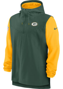 Nike Green Bay Packers Mens Green Sideline Player Light Weight Jacket