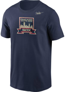Nike Chicago White Sox Navy Blue Cooperstown Short Sleeve Fashion T Shirt