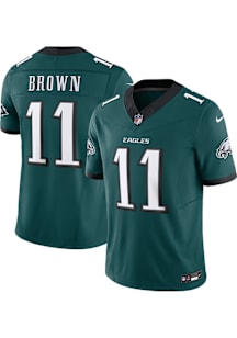 AJ Brown Nike Philadelphia Eagles Mens Midnight Green Home Limited Football Jersey