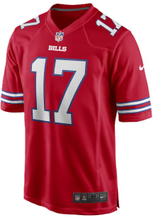 Josh Allen  Nike Buffalo Bills Red Alt Game Football Jersey