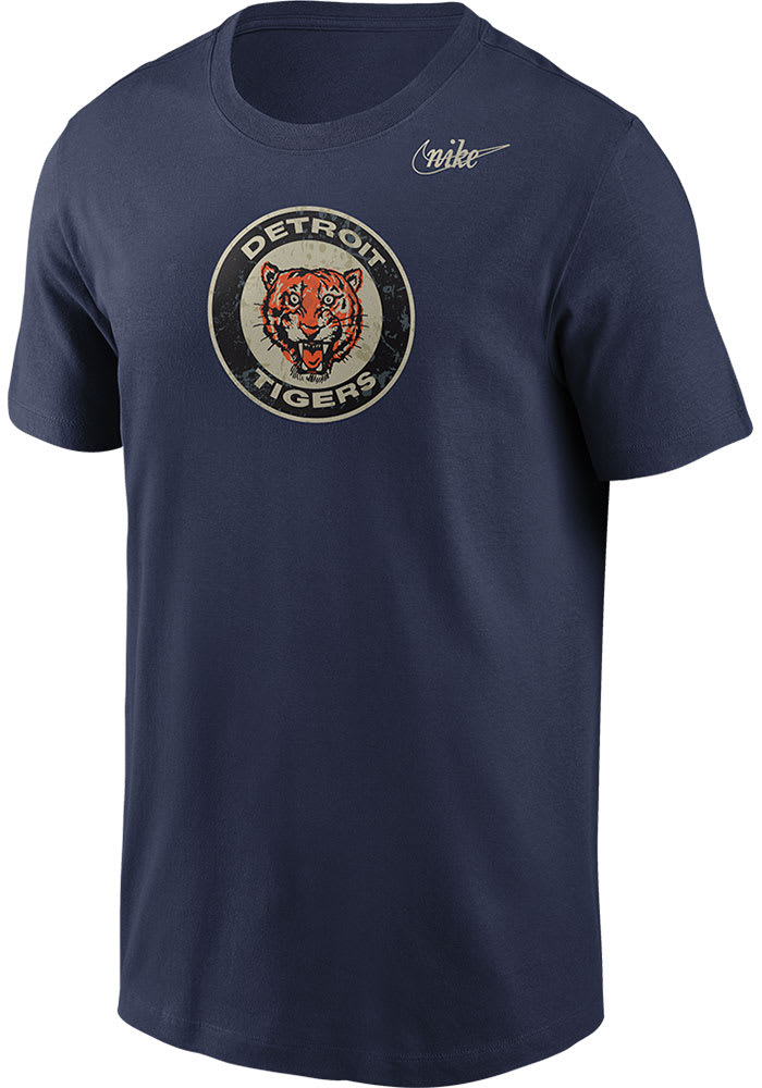 Nike Tigers Cooperstown Short Sleeve Fashion T Shirt