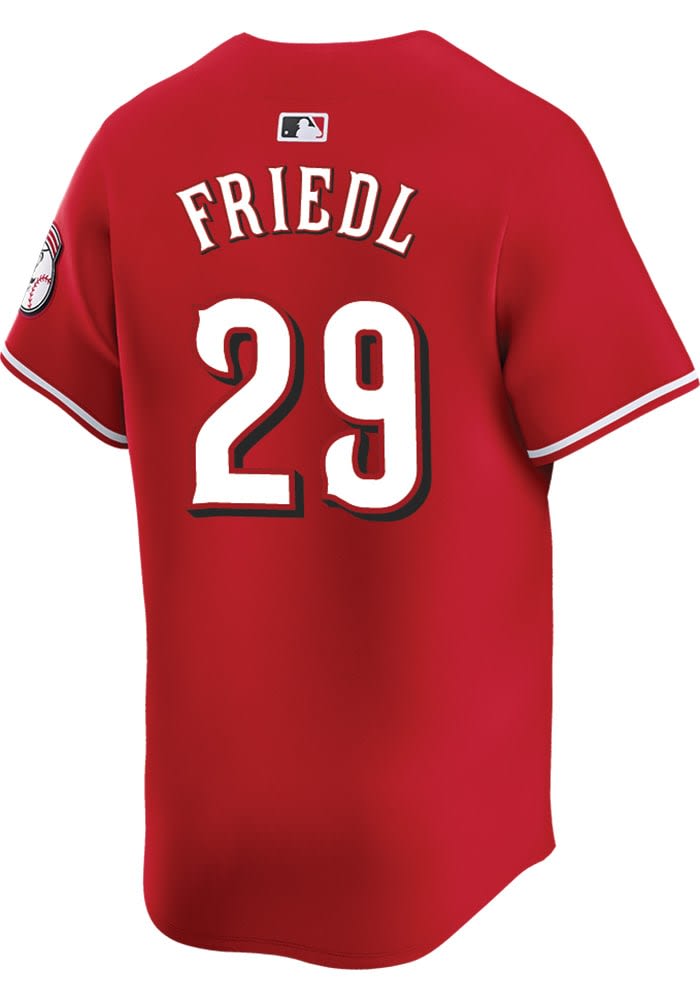 TJ Friedl Nike Cincinnati Reds Mens Red Alt Limited Baseball Jersey