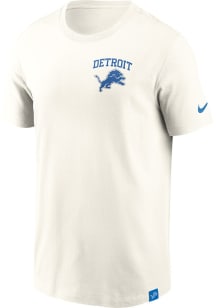 Nike Detroit Lions White Blitz Essential Cotton Short Sleeve T Shirt