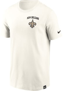 Nike New Orleans Saints White Blitz Essential Cotton Short Sleeve T Shirt