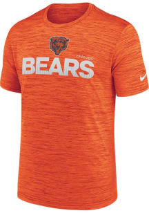 Nike Chicago Bears Orange Primetime Velocity Modern Short Sleeve T Shirt