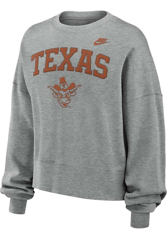 トップス FTC CRACKED LOGO CREW NECK ASH New York Knicks Crest Crewneck