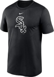 Nike Chicago White Sox Black Logo Legend Short Sleeve T Shirt