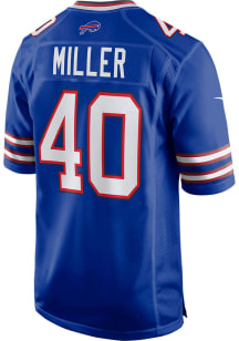 Von Miller  Nike Buffalo Bills Blue Home Football Jersey