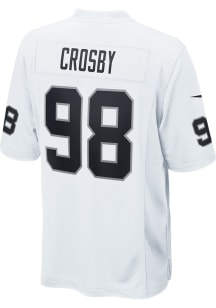 Maxx Crosby  Nike Las Vegas Raiders White Road Football Jersey