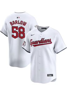 Scott Barlow Nike Cleveland Guardians Mens White Home Limited Baseball Jersey