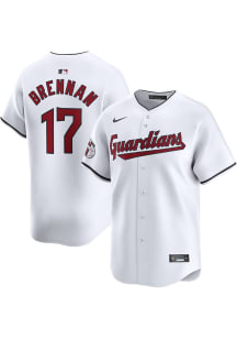 Will Brennan Nike Cleveland Guardians Mens White Home Limited Baseball Jersey