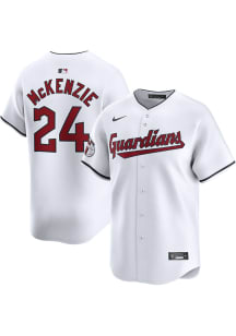 Triston McKenzie Nike Cleveland Guardians Mens White Home Limited Baseball Jersey