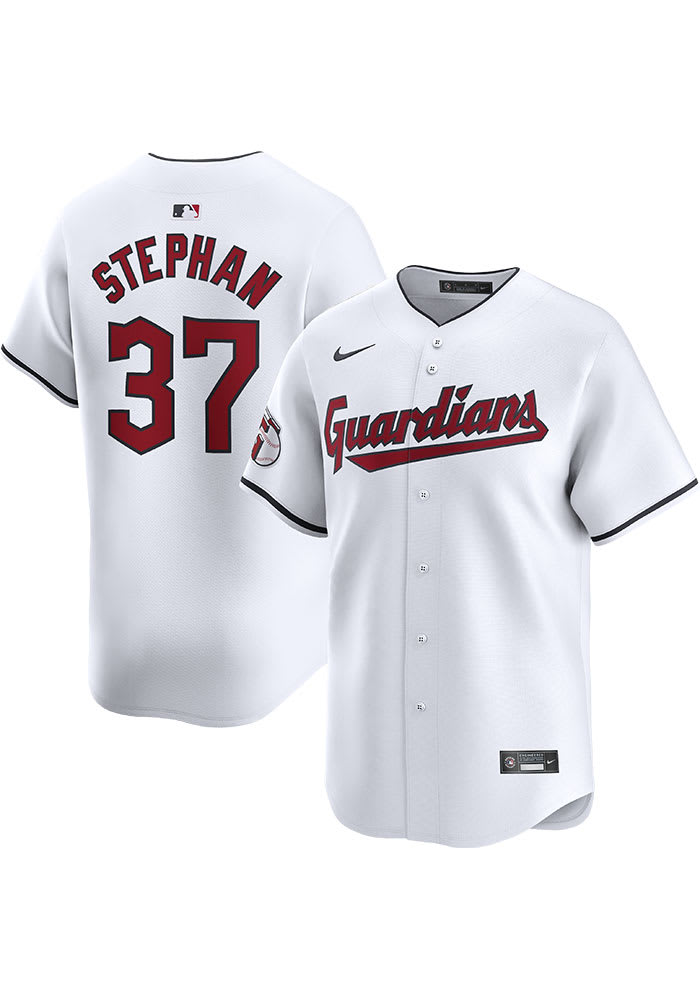 Trevor Stephan Cleveland Guardians Mens White Home 2024 Limited