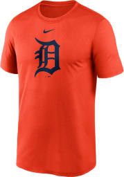 Nike Detroit Tigers Orange Logo Legend Short Sleeve T Shirt