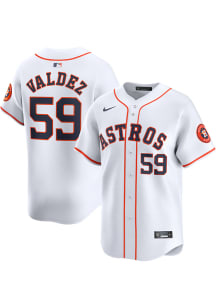 Framber Valdez Nike Houston Astros Mens White Home Limited Baseball Jersey