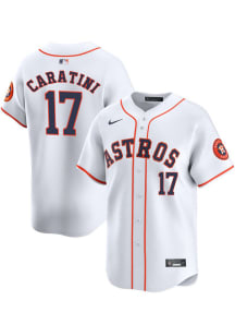 Victor Caratini Nike Houston Astros Mens White Home Limited Baseball Jersey