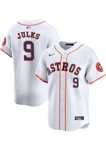 Corey Julks Nike Houston Astros Mens White Home Limited Baseball Jersey