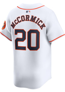 Chas McCormick Nike Houston Astros Mens White Home Limited Baseball Jersey