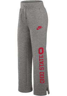 Womens Ohio State Buckeyes Grey Nike Phoenix Sweatpants