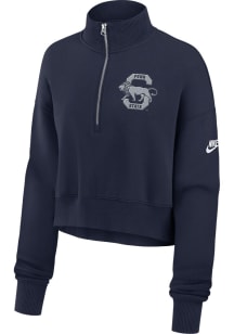 Nike Penn State Nittany Lions Womens Navy Blue Legacy Qtr Zip