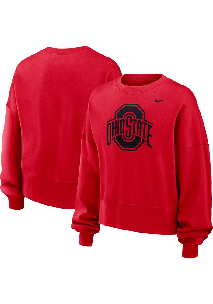 Nike Ohio State Buckeyes Womens Essential Crew Sweatshirt