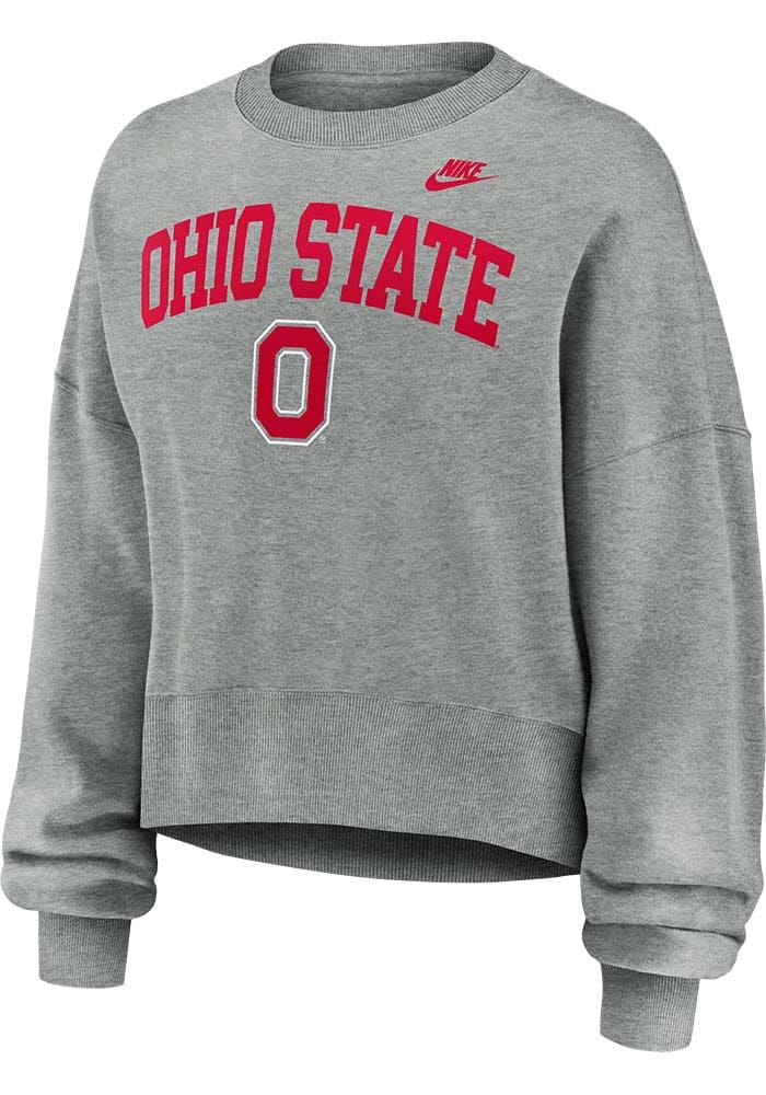 OHIO State スウェットシャツ グレー Champion Ohio State Buckeyes Mens GREY Reverse Weave Crew