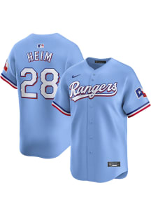 Jonah Heim Nike Texas Rangers Mens Light Blue Alt Limited Baseball Jersey