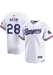 Jonah Heim Texas Rangers Mens Replica Home Limited Jersey - White