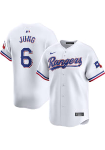 Josh Jung Nike Texas Rangers Mens White Home Limited Baseball Jersey