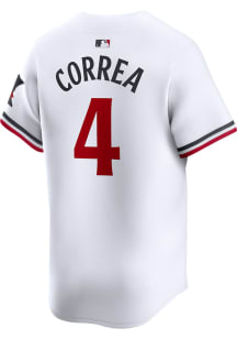Carlos Correa Nike Minnesota Twins Mens White Home Limited Baseball Jersey