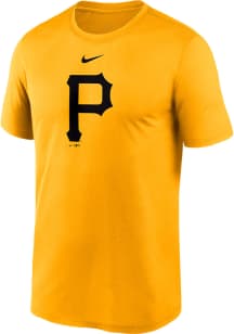 Nike Pittsburgh Pirates Gold Logo Legend Short Sleeve T Shirt