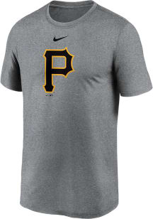Nike Pittsburgh Pirates Grey Logo Legend Short Sleeve T Shirt