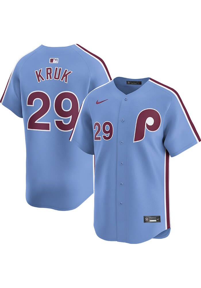 Autographed John Kruk Grey Baseball Jersey – JSA Certified, Size XL