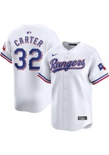 Evan Carter Texas Rangers Mens Replica Home Limited Jersey - White