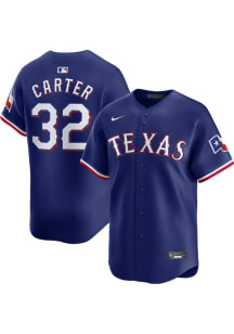 Evan Carter Texas Rangers Mens Replica Alt Limited Jersey - Blue