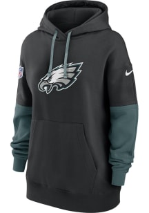 Nike Philadelphia Eagles Womens Black Authentic Essential Hooded Sweatshirt