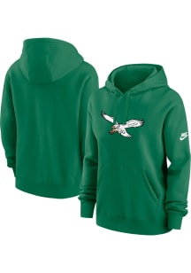 Nike Philadelphia Eagles Womens Kelly Green Primetime Club Hooded Sweatshirt