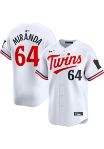 Jose Miranda Nike Minnesota Twins Mens White Home 2024 Limited Baseball Jersey