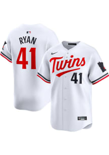 Joe Ryan Nike Minnesota Twins Mens White Home 2024 Limited Baseball Jersey