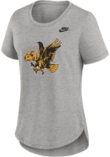 Nike Iowa Hawkeyes Womens Grey Legacy Short Sleeve T-Shirt