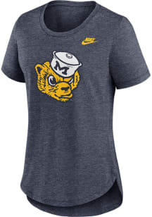 Nike Michigan Wolverines Womens Navy Blue Legacy Short Sleeve T-Shirt