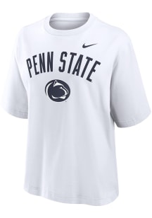 Penn State Nittany Lions White Nike Boxy Short Sleeve T-Shirt