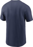 Nike New York Yankees Navy Blue Wordmark Short Sleeve T Shirt