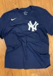 Nike New York Yankees Navy Blue Wordmark Short Sleeve T Shirt